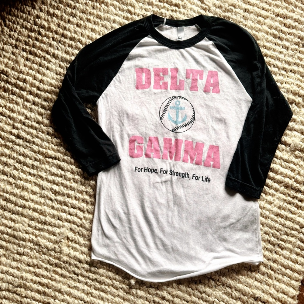 Delta Gamma Baseball Tee